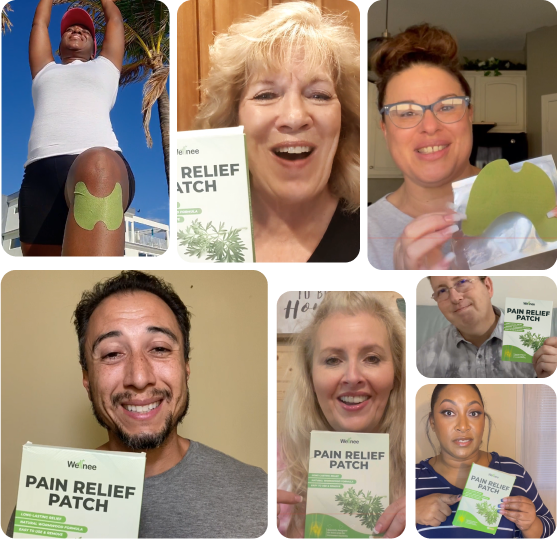 Customer Testimonials - WellKnee Pain Relief Patches